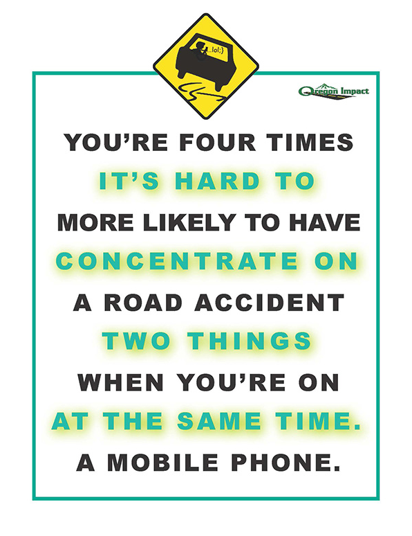 Distracted Driving Poster