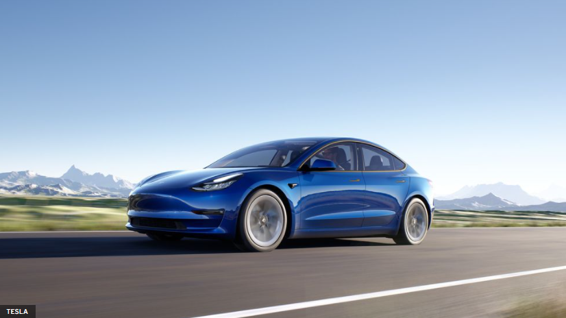 Blue Tesla