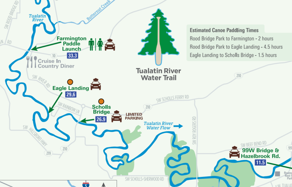Tualatin River Map Section