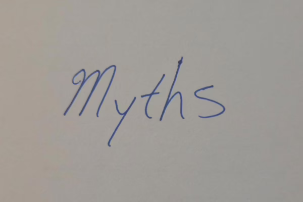 Handwritten "Myths"