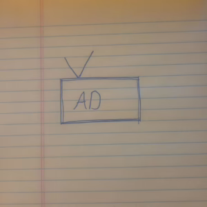 Ad on Notebook